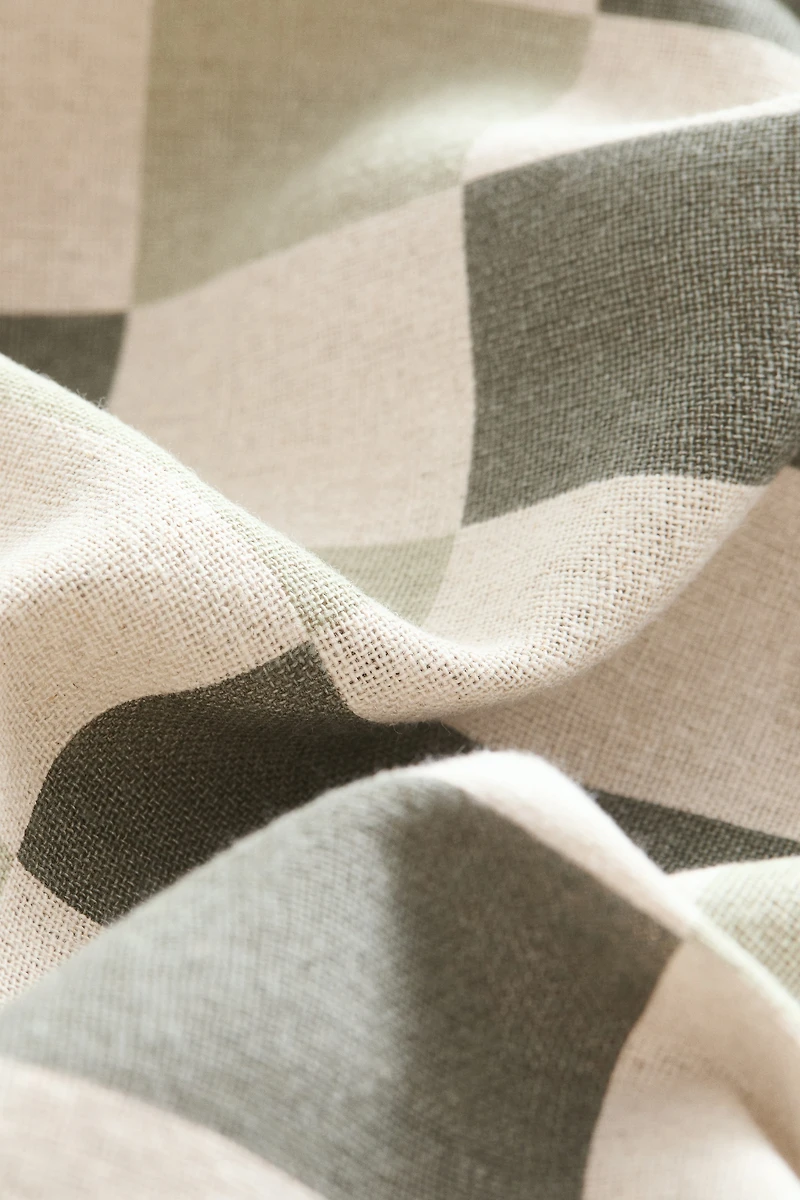 Linen-Blend Cushion Cover