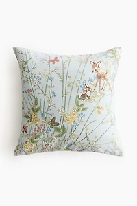 Patterned Cotton Cushion Cover