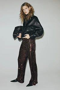 Pantalon à sequins