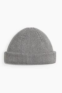 Tuque en tricot côtelé