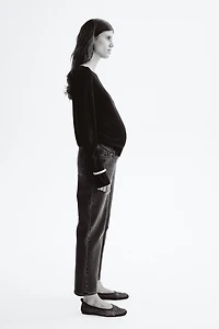 MAMA Straight Ankle Jeans