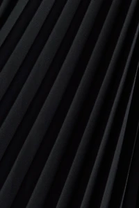 Pleated-Sleeve Dress