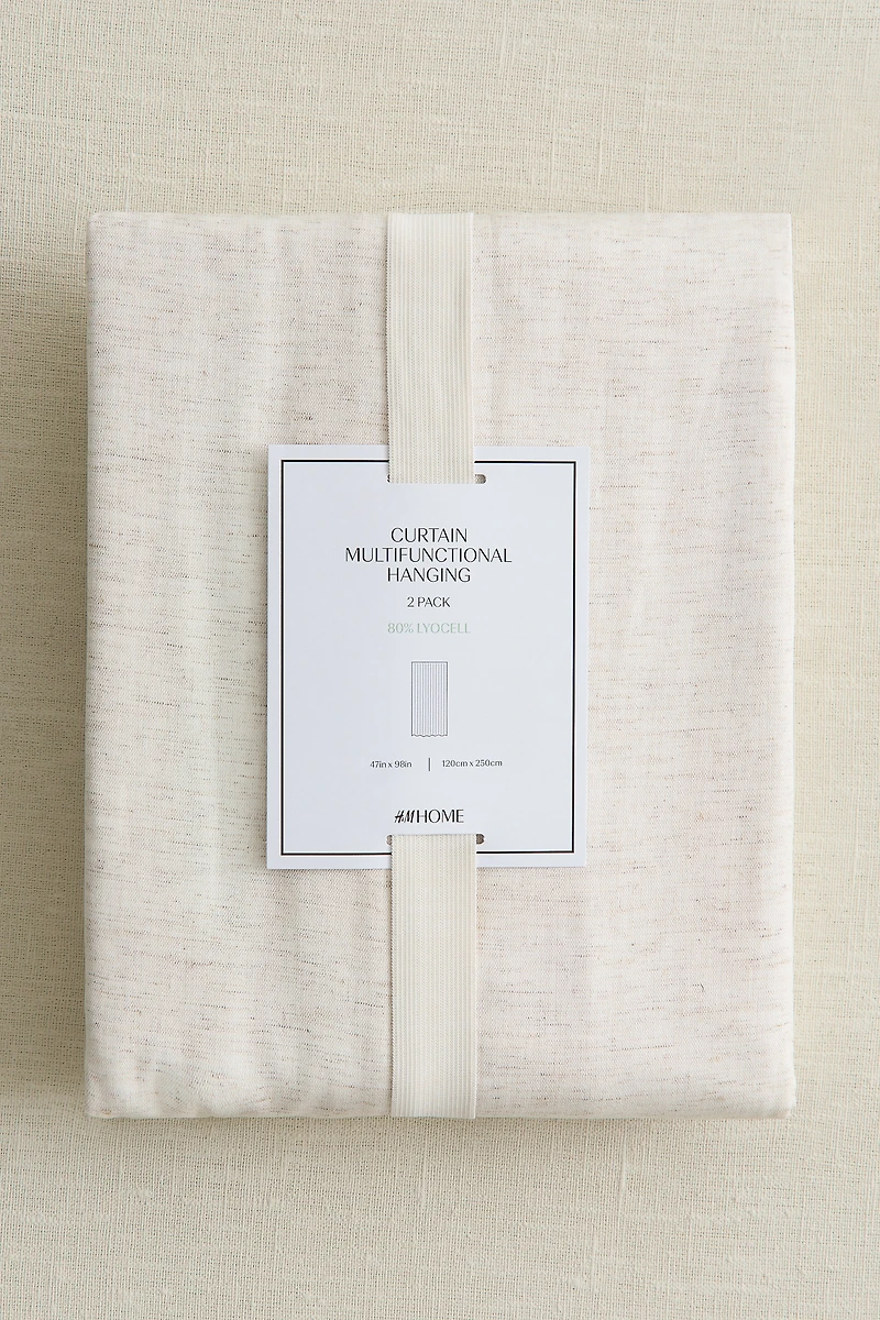 2-pack Lyocell-blend Curtain Panels