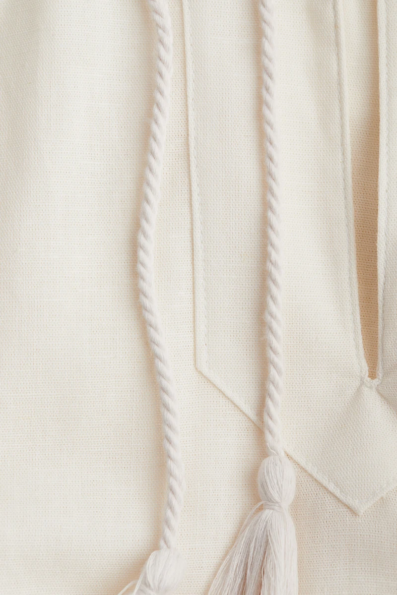 Robe avec bas évasé