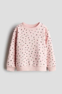 Printed Brushed-Inside Sweatshirt