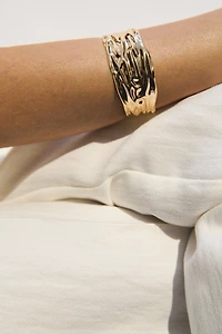 Textured Cuff Bracelet