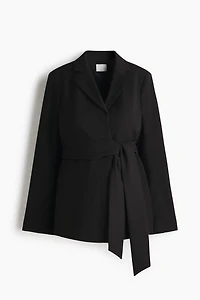 MAMA Blouse avec ceinture à nouer