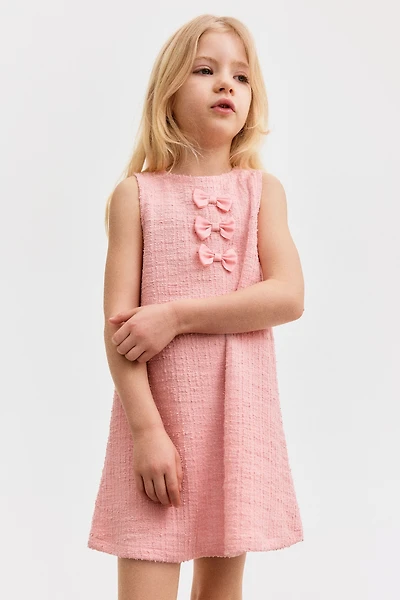 Bouclé-Weave Dress