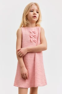 Bouclé-Weave Dress
