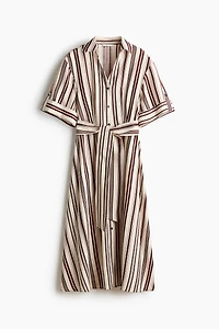 Robe avec ceinture à nouer