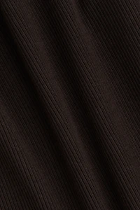 Haut en coton côtelé