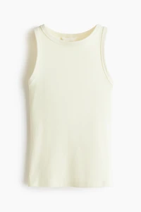 Ribbed Cotton Tank Top