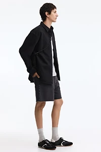 Short ample en denim