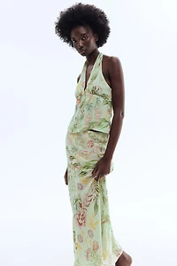 Viscose Halterneck Top