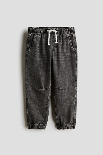 Cotton Denim Joggers