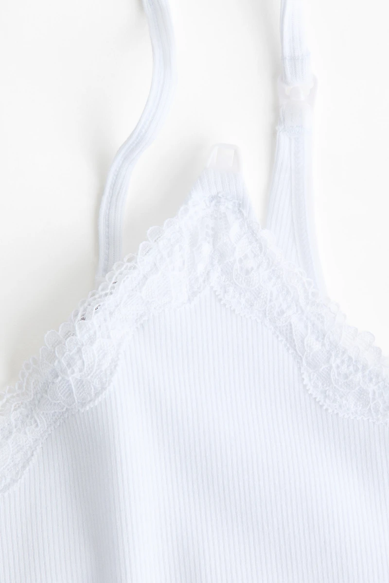 Haut MAMA d'allaitement à bretelles fines