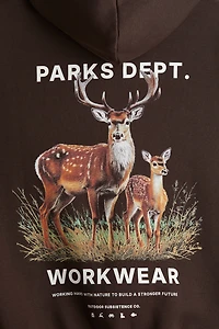 Relaxed-Fit Printed Hoodie