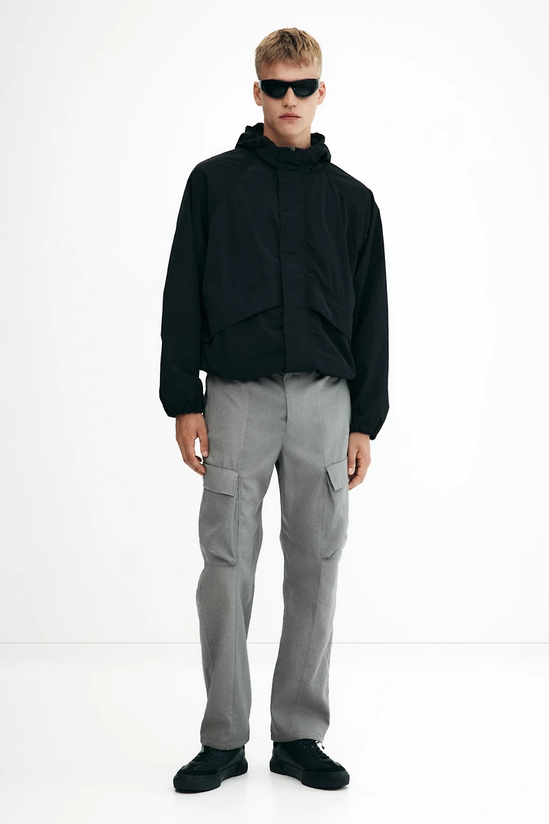 Pantalon cargo décontracté en nylon