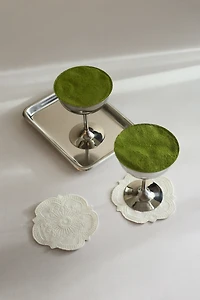 4-Pack Embroidered-Detail Coasters