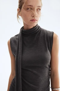 Scarf-Collar Dress