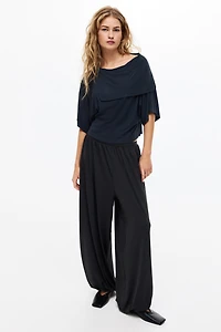 Haut en jersey avec détail de style cape