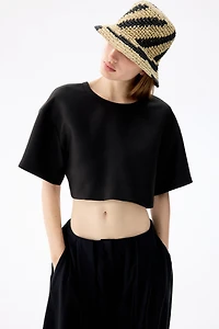 Handmade Straw Bucket Hat