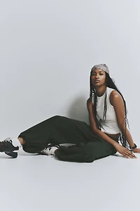 Relaxed-Fit Nylon Sports Track Pants