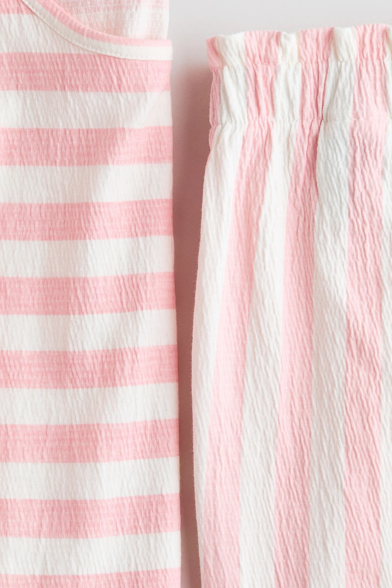 2-Piece Textured Jersey Set