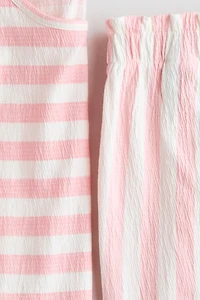 2-Piece Textured Jersey Set