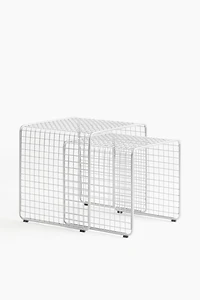 2-Piece Metal Wire Table Set