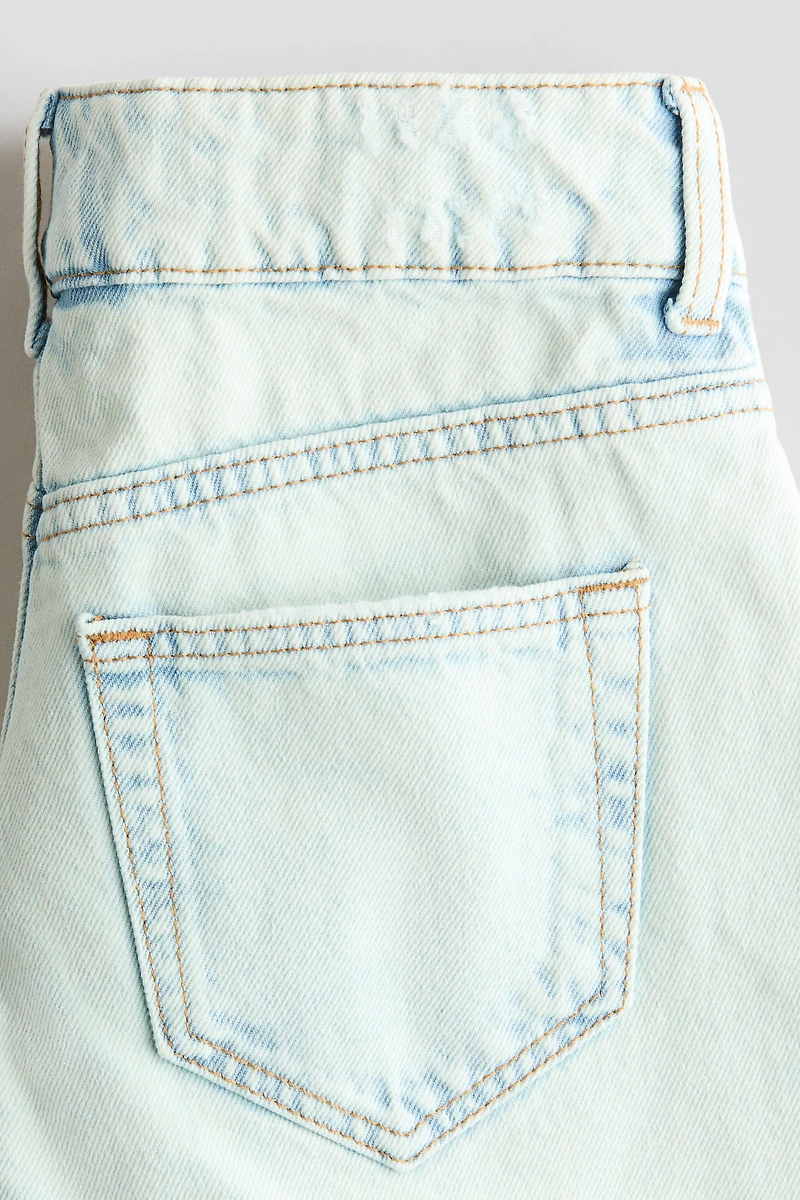 Relaxed-Fit Denim Shorts