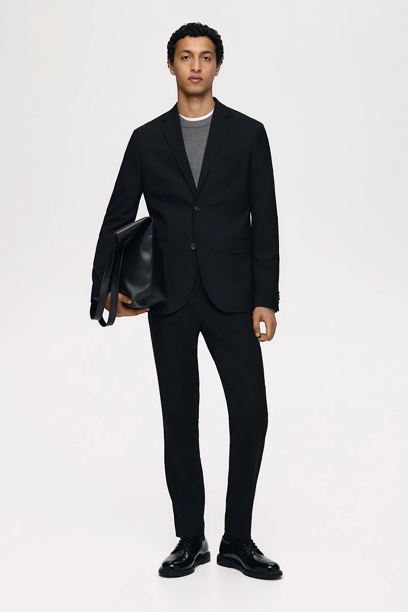 Slim-Fit Suit Pants