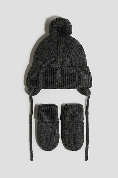 2-piece Beanie and Mittens Set