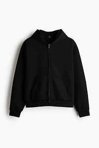 Oversized Interlock Hooded Jacket