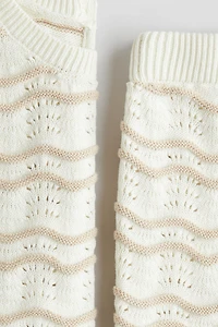 Ensemble 2 pièces en tricot pointelle