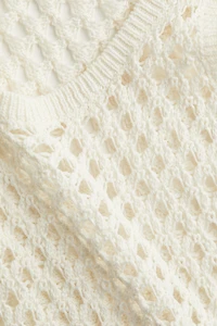Crochet-Look Dress