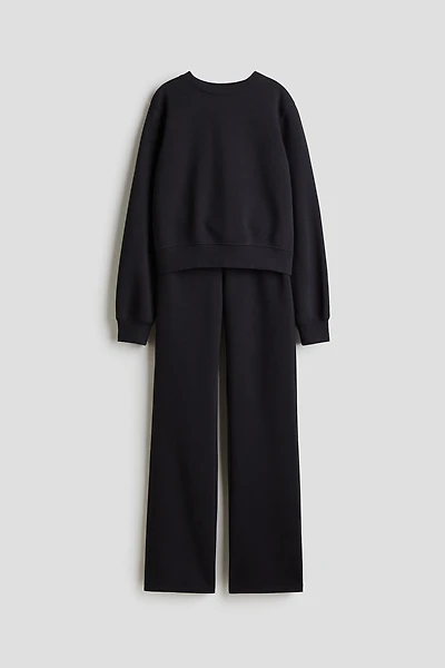 2-Piece Brushed-Inside Sweatsuit