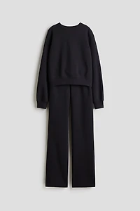 2-Piece Brushed-Inside Sweatsuit