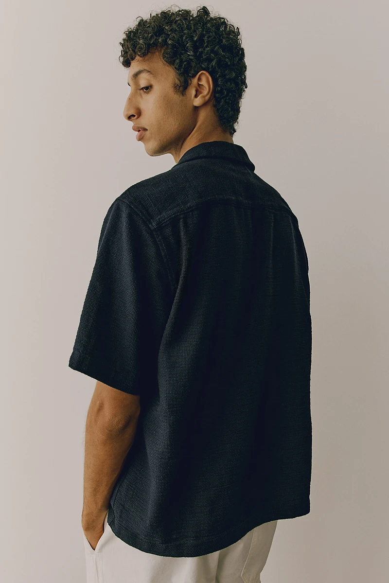 Regular Fit Textured Resort Shirt