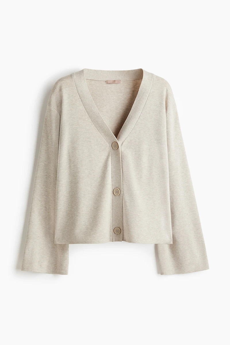 Fine-Knit Cardigan