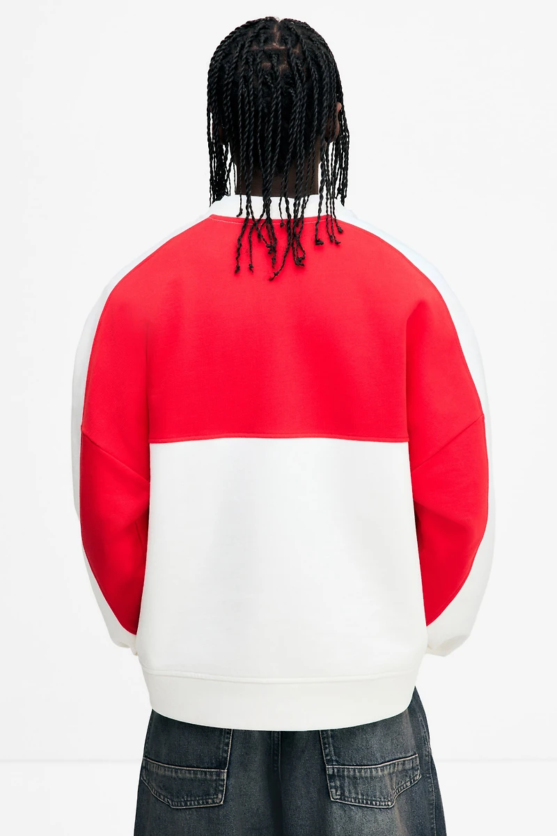 Oversized Printed Sweatshirt