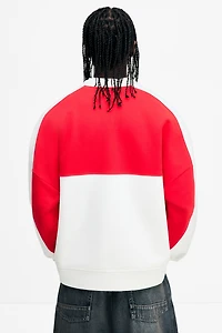 Oversized Printed Sweatshirt