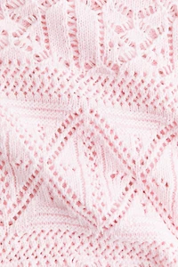 Crochet-Look Sweater