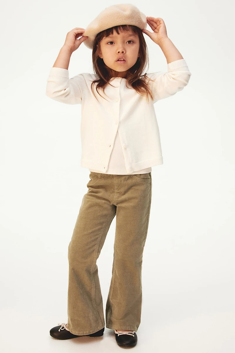 Flared Corduroy Treggings