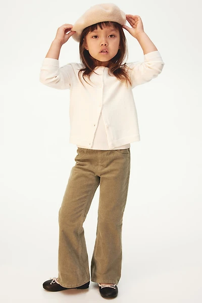 Flared Corduroy Treggings
