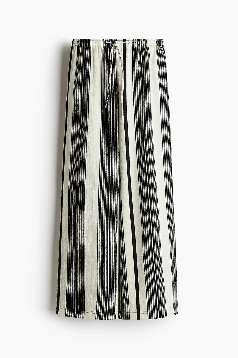 Textured Jersey Drawstring Pants