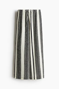 Textured Jersey Drawstring Pants