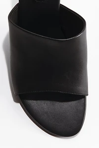 Heeled Leather Sandals