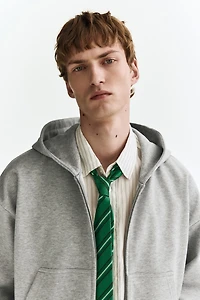 Oversized-Fit Hooded Jacket