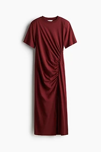 T-Shirt Dress with Shoulder Pads
